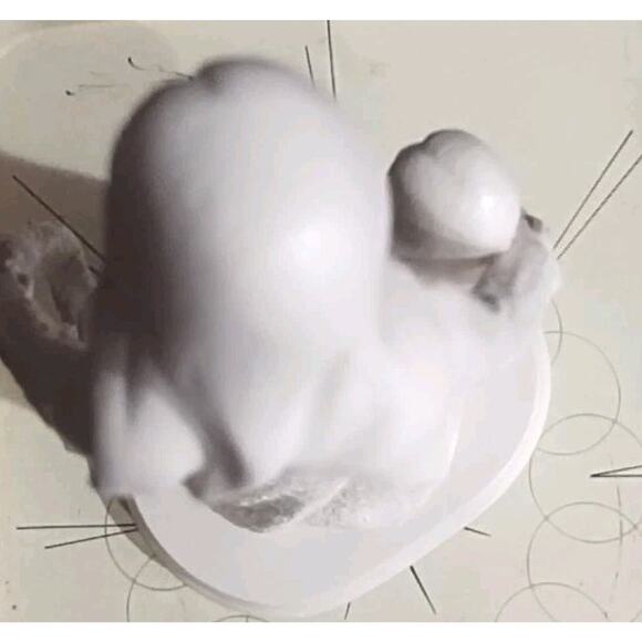 Vintage Mother & Children Statue Gift Figurine Ivory Mom Large 15" Neutral Decor - Picture 5 of 6